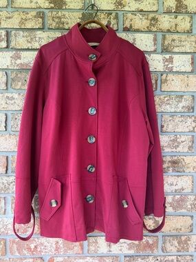 Motto Jacket Women’s Size 1X Burgundy NWT!